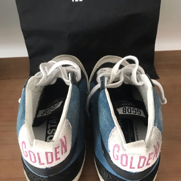 SOLD! LTD Golden goose superstar denim sneakers - Picture 3 of 6